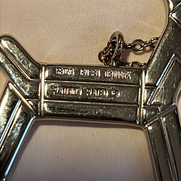 GEORGE JENSEN STERLING SILVER TREE ORNAMENT PENDANT DONKEY - Picture 3 of 4